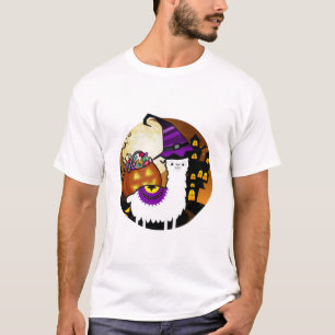 Halloween Llama Alpaca Funny Lama Glama Cool Gift T-Shirt