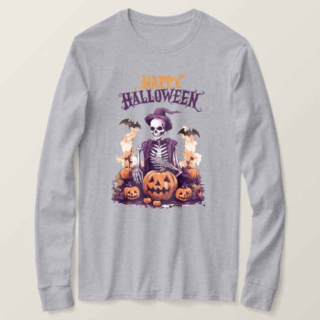 Halloween Long Sleeve T-Shirt (Design Front)