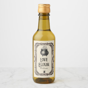Halloween Love elixir Drinks Spooky  Wine Label