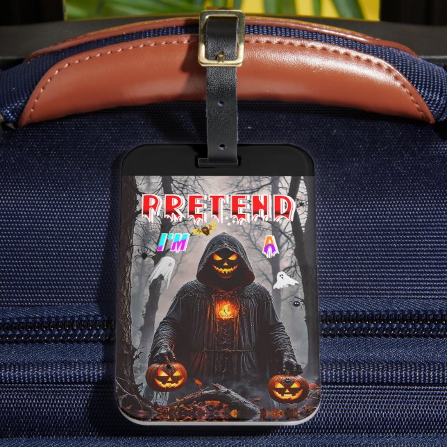 Halloween Luggage Tag (Front Insitu 2)