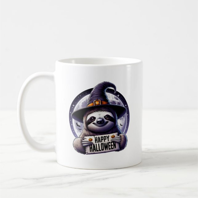 Halloween Luiaard Coffee Mug (Left)