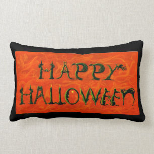 Halloween Lumbar Pillow REVERSIBLE