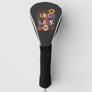 Halloween Lunch Lady Witch Kitchen Vector Golf Head Cover