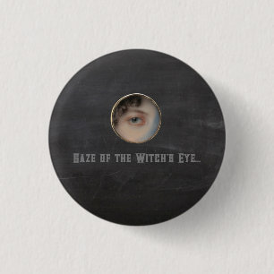 Halloween Macabre Creepy Witch Eye 3 Cm Round Badge