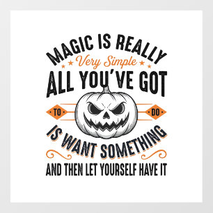 Halloween Magic Pumpkin Vintage Vector Shirt Desig