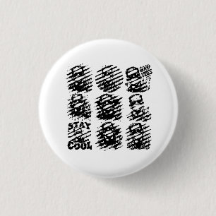 Halloween Magic, Spooky Nights & Autumn Delights 3 Cm Round Badge