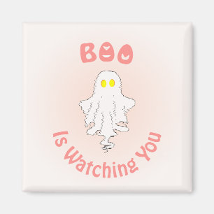 Halloween Magnet   Boo Is Watching You