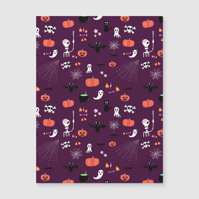 Halloween Magnetic Invitation (Front)