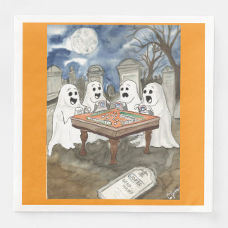 Halloween Mahjong Napkin
