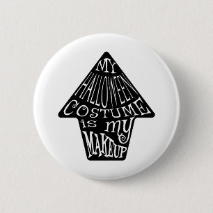 Halloween Makeup 6 Cm Round Badge
