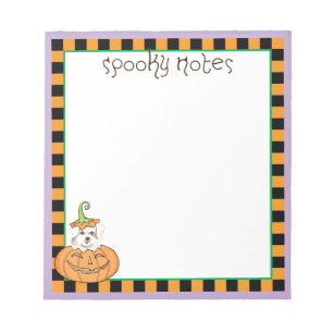 Halloween Maltese Notepad