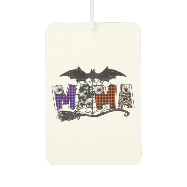 Halloween Mama Car Air Freshener (Front)