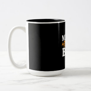 Halloween Mama Is My Boo Birthday Two-Tone Coffee Mug