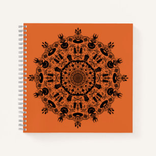 Halloween Mandala Notebook