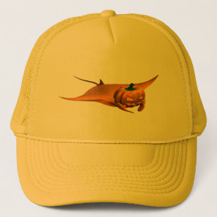 Halloween Manta Ray Trucker Hat