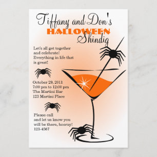 Halloween Martini Shindig! Invitation