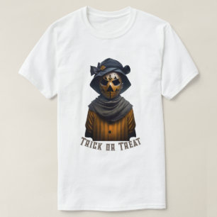 Halloween Mask in Hoodie T-Shirt