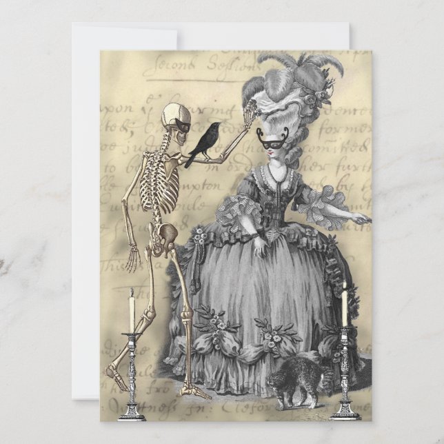 Halloween Masquerade Ball 2 Invitation (Front)