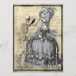 Halloween Masquerade Ball Invitation