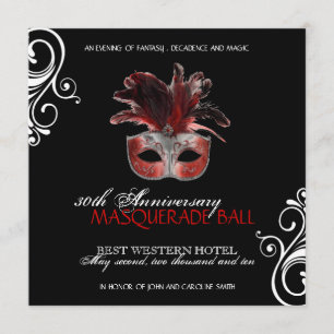 Halloween Masquerade Invitation