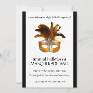 Halloween Masquerade Invitation