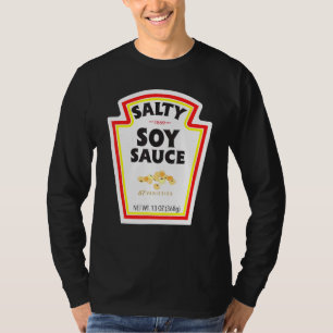 Halloween Matching Costume Salty Soy Sauce Bottle  T-Shirt