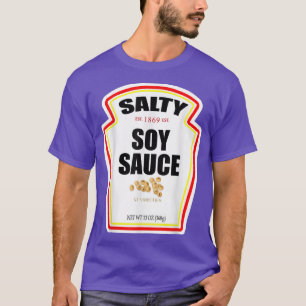 Halloween Matching Costume Salty Soy Sauce Bottle T-Shirt