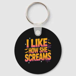 Halloween Matching Couple Outfit Sarcastic Funny Key Ring