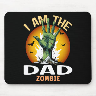 Halloween Matching Dad Zombie Costume Mouse Pad