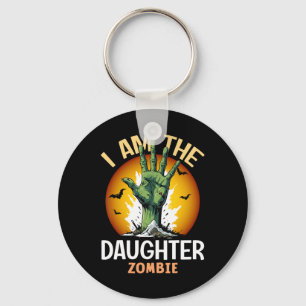 Halloween Matching Daughter Zombie Costume Key Ring