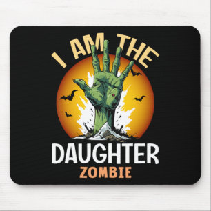 Halloween Matching Daughter Zombie Costume Mouse Pad