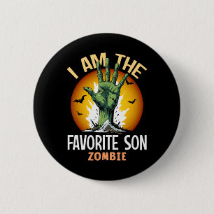 Halloween Matching Favourite Son Zombie Costume 6 Cm Round Badge