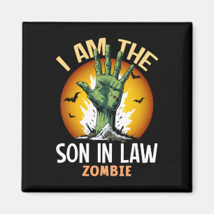 Halloween Matching Son In Law Zombie Costume Magnet