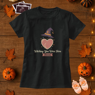 Halloween Maternity Witching You Were Here Soon T-Shirt
