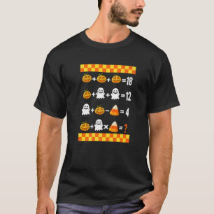 Halloween Math Teacher Cottagecore Order Of Operat T-Shirt