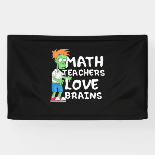 Halloween Math Teacher Love Banner