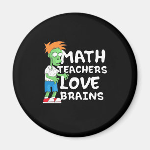Halloween Math Teacher Love Magnet