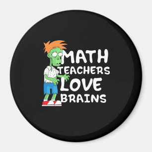 Halloween Math Teacher Love Magnet