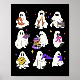 Halloween Math Teacher  Poster
