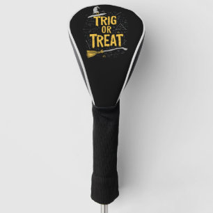 Halloween Math Teacher Trig Or Treat School Golf Head Cover