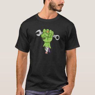 Halloween Mechanic Zombie Halloween Mechanics T-Shirt