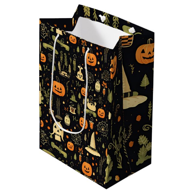 Halloween  medium gift bag (Front Angled)