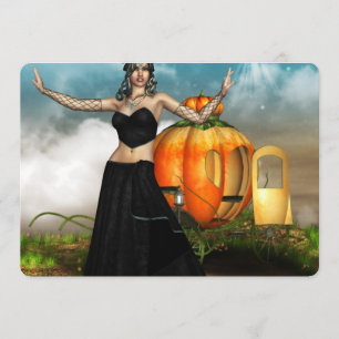 Halloween Medusa Invitation