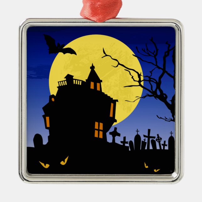 Halloween Metal Tree Decoration (Front)