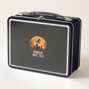 Halloween Midnight Magic Metal Lunch Box
