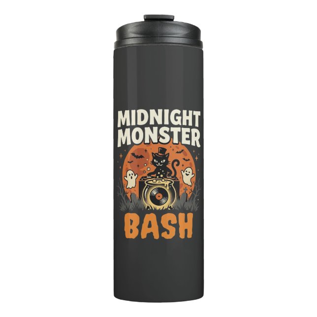 Halloween Midnight Monster Bash Thermal Tumbler (Front)