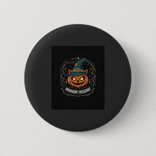 Halloween Midnight Pumpkin Mischief 6 Cm Round Badge