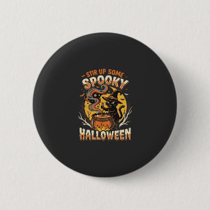 Halloween Midnight Spell Magic 6 Cm Round Badge