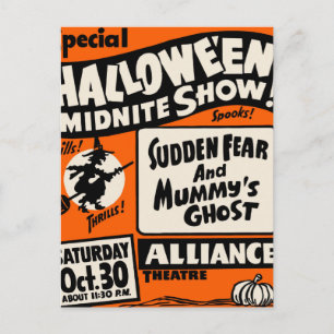 Halloween Midnite Show Postcard
