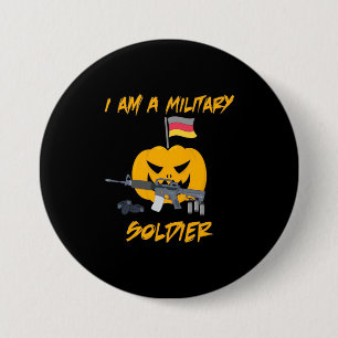Halloween Military Soldier 7.5 Cm Round Badge